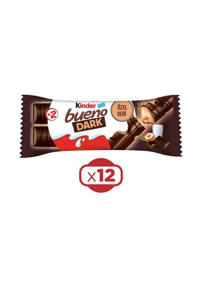 Kinder Bueno Dark 44 Gr X 12 Adet