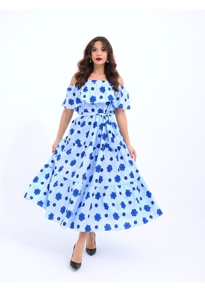 Etiler Collection 6473 Elbise-taranto Altın