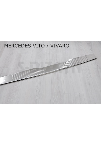 S-Dizayn  Mercedes Vito Krom Arka Tampon Eşiği 2010-2014