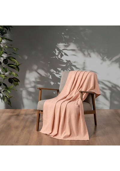 Maxstyle Tek Kişilik %100 Pamuk Pike Somon 160x220 Cm Renkli
