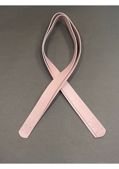 Karantuhafiye Dikmeli Spor Sap / Çanta Sapı / Deri Dikmeli Sap 70 Cm Pembe Pembe