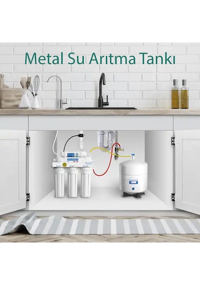 8lt Su Arıtma Tankı Çelik Ekol Tank