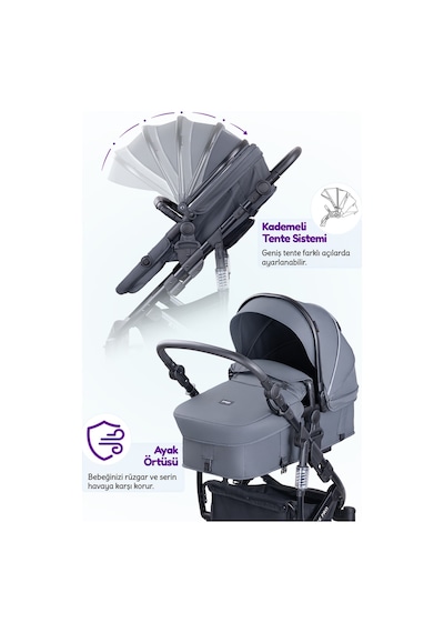 Prego Range Pro Travel Sistem Portbebeli Bebek Arabası