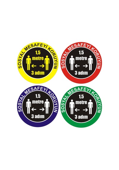 Sosyal Mesafe Uyarı (433468473)