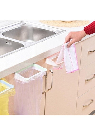2 Adet Mutfak Banyo Tezgah Üstü Portatif Çöp Poşeti Tutma Dolap K Diğer