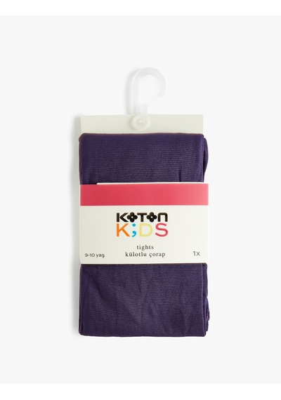 Koton Basic Külotlu Çorap Mürdüm 6wkg80138aa Mor