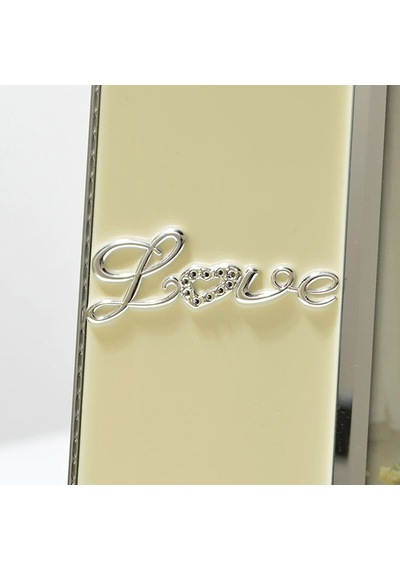 Bk Gift Love Desenli Fotoğraf Çerçevesi 20x25cm Masaüstü Dekoratif Plastik Çerçeve