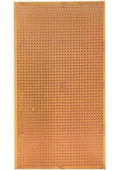 13x25 Delikli Bakır Plaket 130x250mm