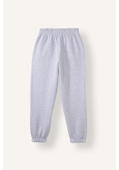 Defacto Okula Dönüş Jogger Fıt Basıc Düz Kalın Sweatshirt Kumaşı Pantolon F9622ax26wngr93 Gri-gr93