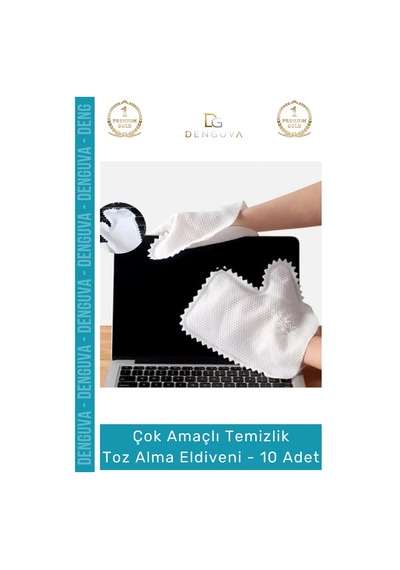 Özel Üretim Yüksek Kaliteli Mikrofiber Pratik Çok Amaçlı Temizlik Toz Alma Eldiveni 10 Adet