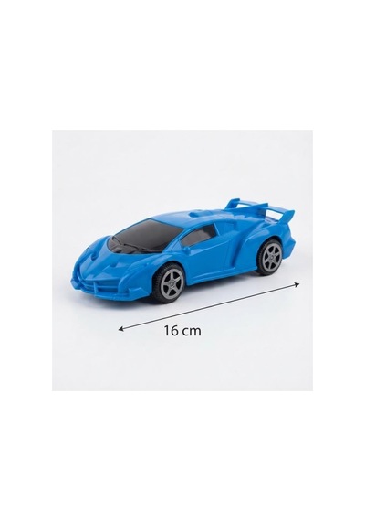 Lamborghni Veneno Tasarımlı Yarış Arabası 16 Cm Dayanıklı Ve Şık Tasarımlı Oyuncak Araba Mavi