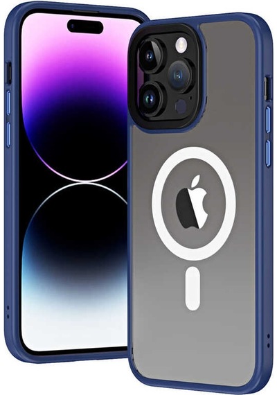 Apple Uyumlu iPhone 13 Pro Max Wireless Şarj Özellikli Zore Hibrit Magsafe Kapak