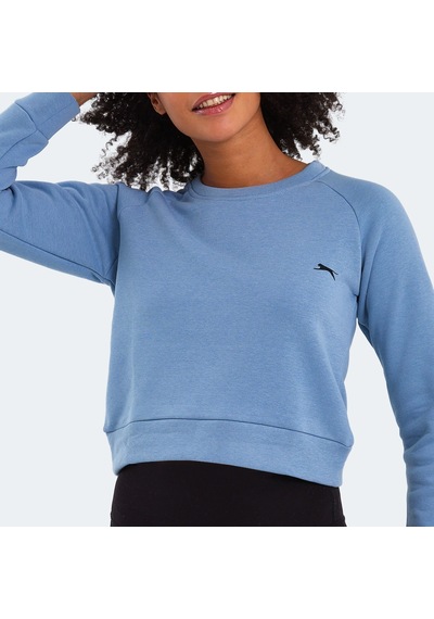 Slazenger KAITO IN Kadın Sweatshirt Mavi