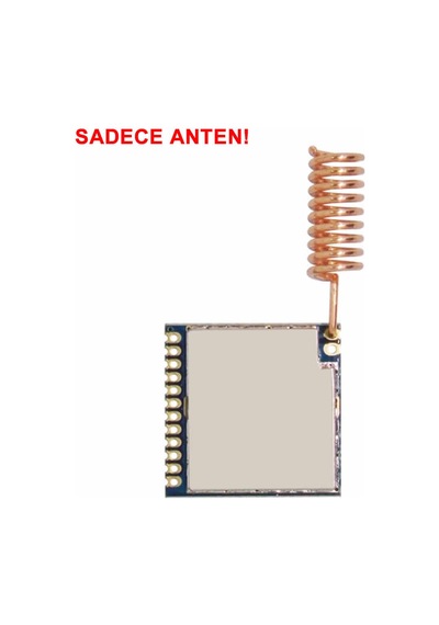 868mhz Helical Yay Anten 2.15dbi Kazanç Rf Haberleşme Kablosuz İletişim Lehimlenebilir Tip Bakır