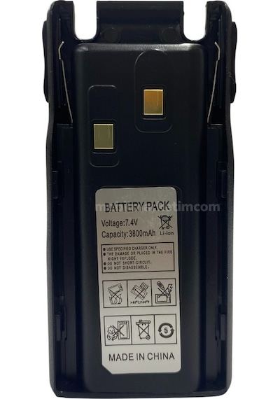 Bl-8 Type-c Batarya 7.4v 3800mah Li-ion Pil Uv-82 Telsiz Bataryası