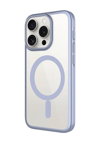 Apple iPhone Uyumlu 15 Pro Max Kılıf Wireless Şarj Özellikli Sert Pc Zore Mat Riksos M-safe Kapak