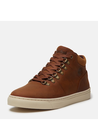 Timberland Lisbon Hill Mid Lace Up Erkek Sneakers-34019 Kahverengi