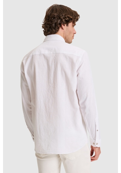 U.s. Polo Assn. Erkek Beyaz Gömlek Basic 50320262-vr013