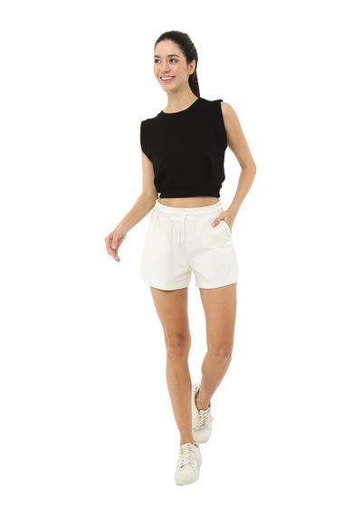 Scorp Spica Kadın Crop Atlet Siyah