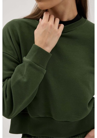 Buly Cozy Bisiklet Yaka Sweatshirt Çok Renkli