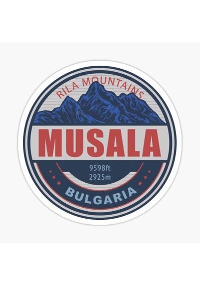 Musala Bulgaristan Vintage Dağ Yürüyüş Araba Sticker 18cm