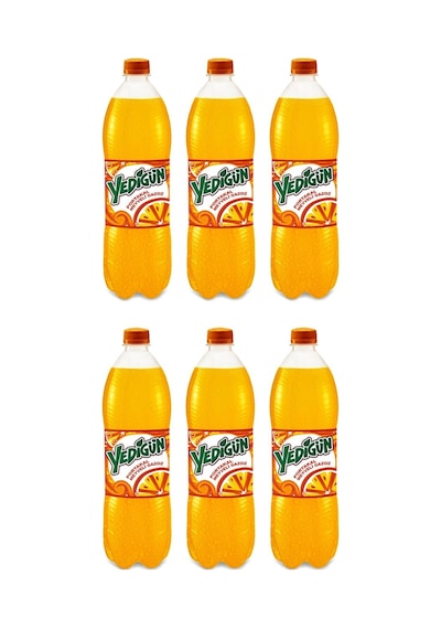 Yedigün Portakal Meyveli Gazoz 6 x 1 L