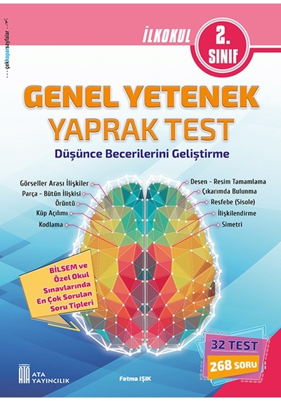 2.sınıf Dikkat Ve Zeka Gelişimi - Genel Yetenek Yaprak Test