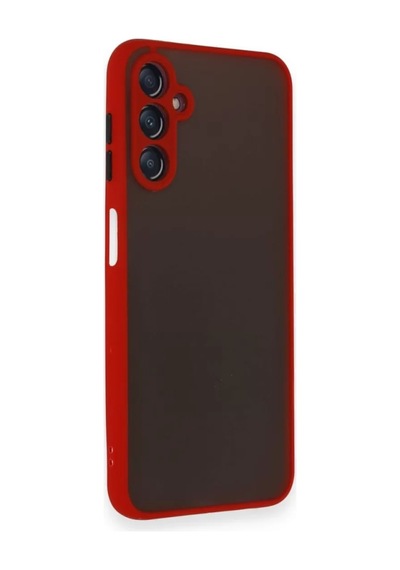 Newface Samsung Galaxy A25 5g Kılıf Montreal Silikon Kapak - Kırmızı