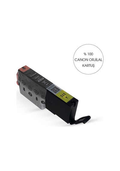 Canon Clı 551 Sarı Kartuş Bitmeyen Kartuş Sistemine Uyu