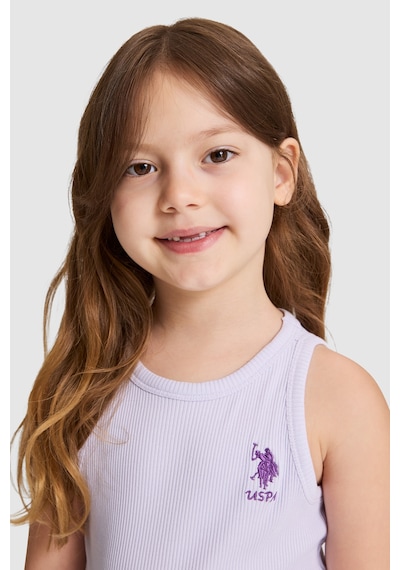 U.S. Polo Assn. U.s. Polo Assn. Kız Çocuk Lila Tişört Basic 50325671-vr034