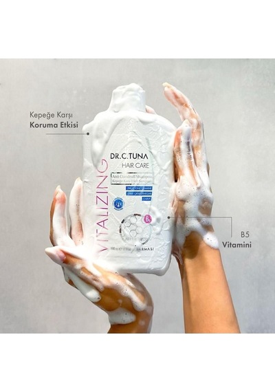 Dr. C. Tuna Vitalizing Kepeğe Karşı Etkili Şampuan 500 Ml
