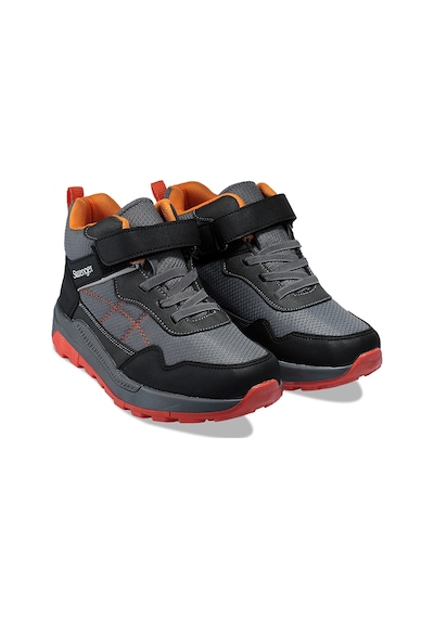 Slazenger KETI I Çocuk Cırt Cırtlı Koyu Gri Bot