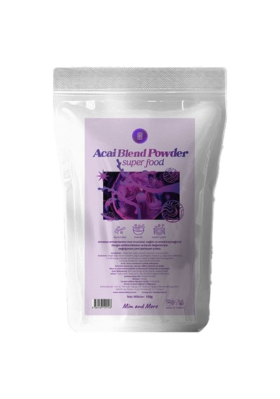 Doğal Acai Tozu - Superfood Acai Blend Powder, 100 G