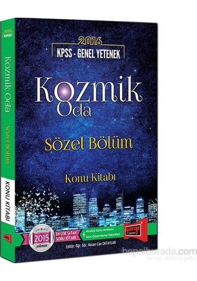 Yargı Kpss 2016 Kozmik Oda Sözel Bölüm Konu Kitabı-Kolektif