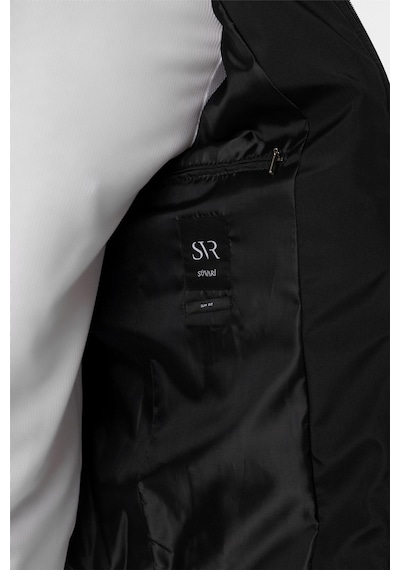 Süvari Siyah Slim Kapitone Mont-34893 Siyah