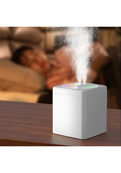 Coofbe Büyük Kapasiteli Çift Nozzle 3 Litre Buhar Makinası Hava Nemlendirici Humidifier Koku Eklenir