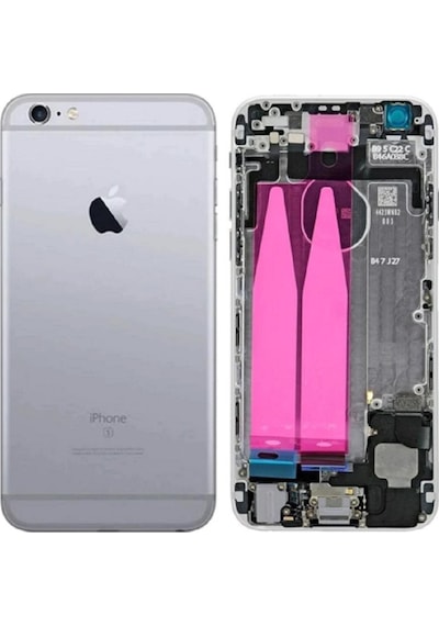 Apple Uyumlu iPhone 6s Full Dolu Kasa Kapak Servis Kalite KOYU GRİ
