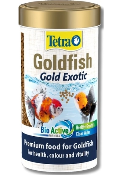 Tetra Goldfish Gold Exotic Egzotik Japon Balık Yemi 250 Ml 80 Gr