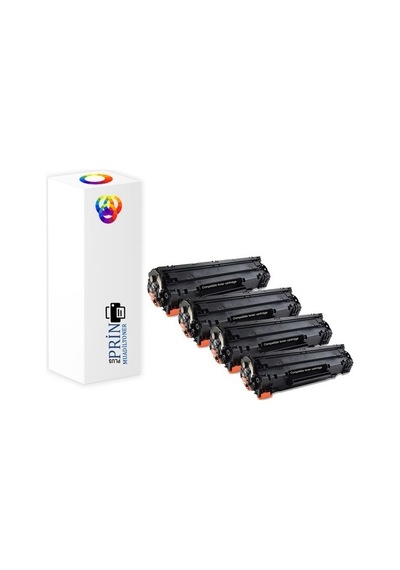 Plusprint Hp Laserjet Pro M1132 Mfp Uyumlu Toner 85a Uyumlu Toner 4'lü Paket