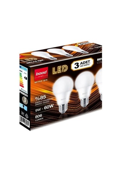 Bd-99 Led Ampul Beyaz 3'lü