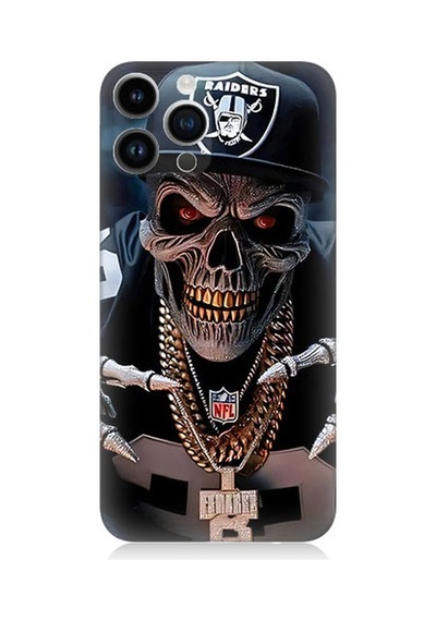 Apple Uyumlu iPhone 14 Pro  Karanlık Korsan Desenli Silikon Kılıf
