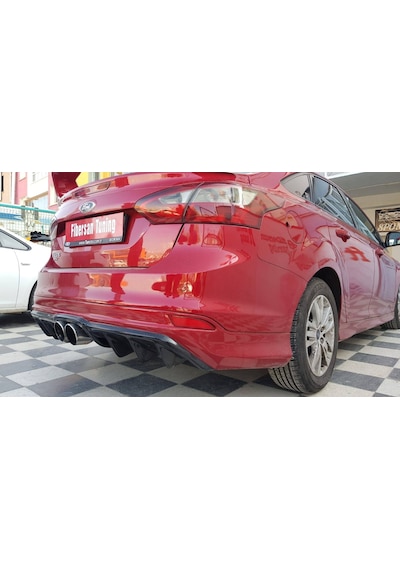 Ford Focus 3 Sedan Arka Tampon Eki------fibersan Tuning