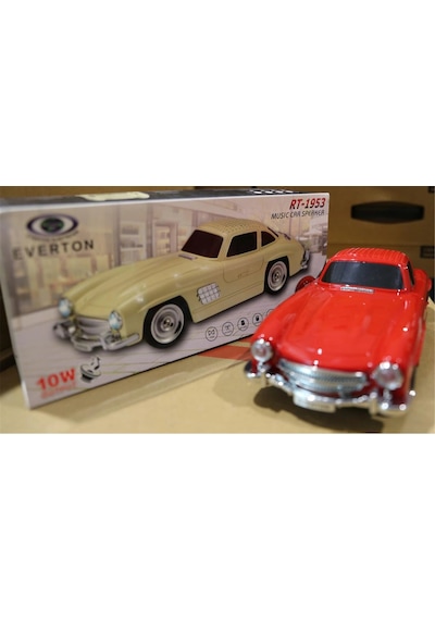 Everton Rt-1953 Kırmızı Bluetooth Fm-usb-tf-aux Şarjlı Nostaljik Radyo