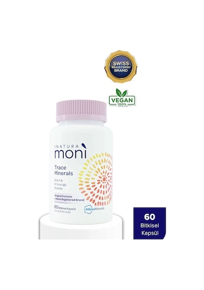 Inatura Moni Trace Biotin Ve At Kuyruğu Eki Multivitamin 60 Bitkisel Kapsül