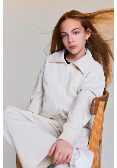 Defacto Fermualı Sweatshirt Kız Çocuk G6822a826sper117 Ekru-er117