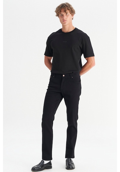 Wrangler Texas Pamuklu Slim Fit Erkek Jean Pantolon Mw12s016100 Siyah