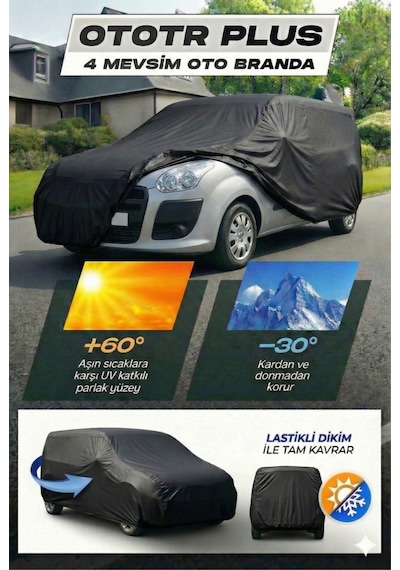 Fiat Fiorino Araç Brandası Siyah