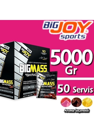 Bigjoy Sports Gh Factors Bigmass Gainer 50 Servis 5000 Gr