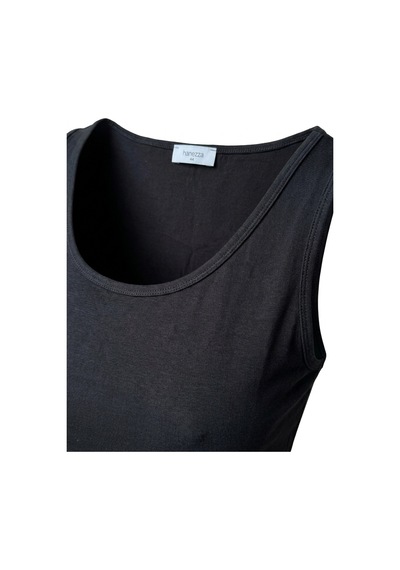 Hanezza Sıfır Kol T-shirt Siyah - 906387882 Siyah