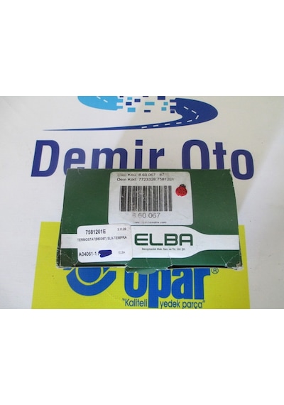 7581201 Termostat Dogan Slx-kartal Slx-sahin-tempra-tipo Elba